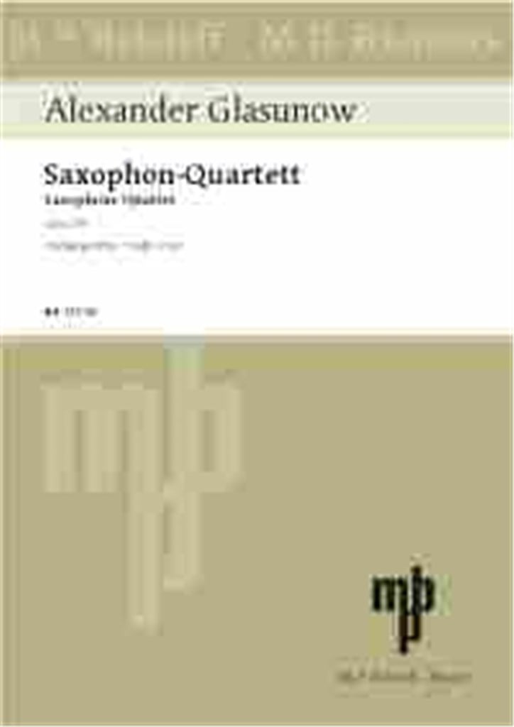 Saxophone Quartet Bb Major op. 109